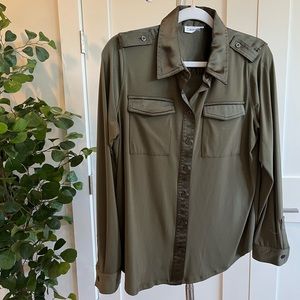 Calvin Klein green blouse